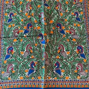 Tory Burch - Something Wild Silk Neckerchief courtesy of Green New With Tags